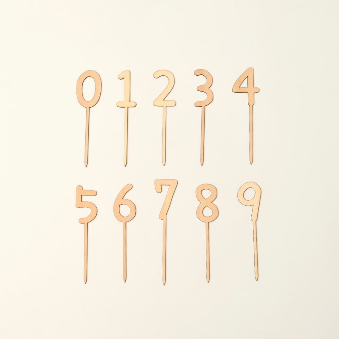 Ｑ版數字插牌