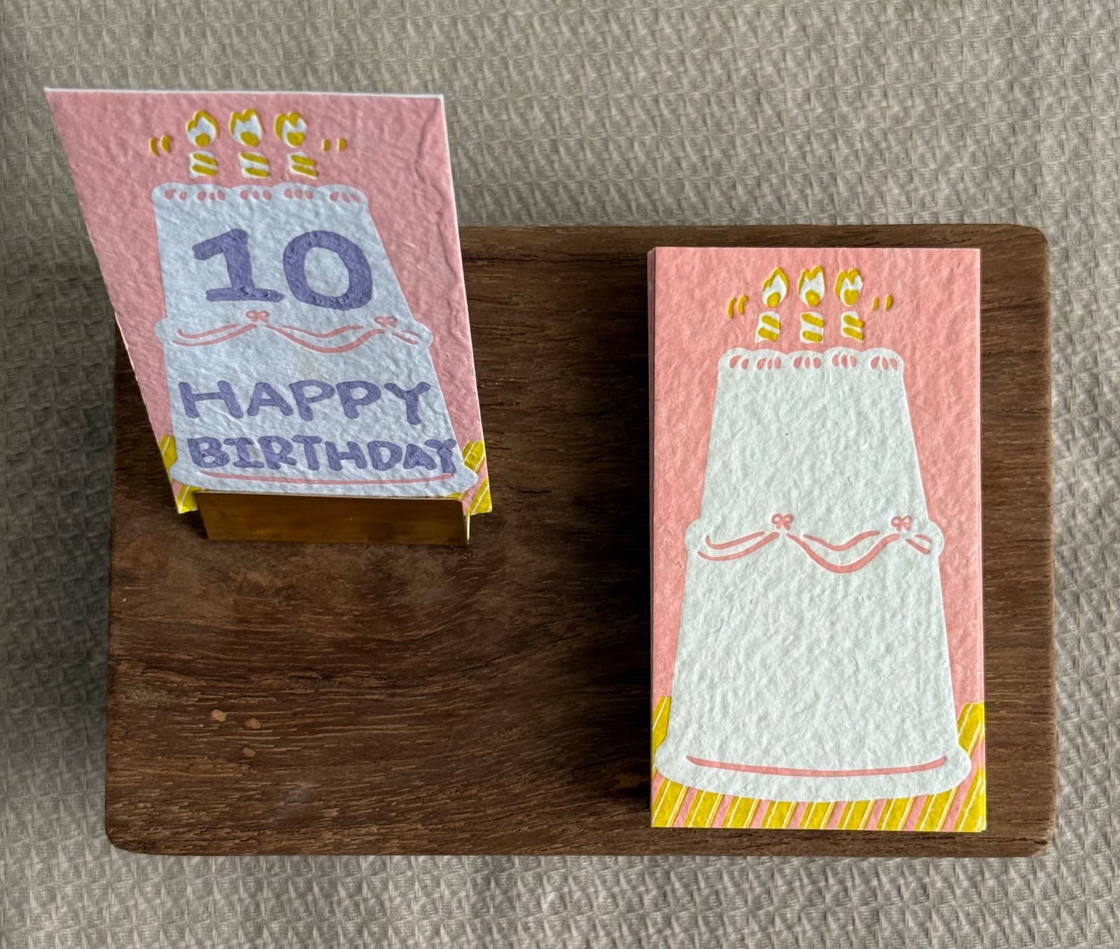 手抄紙生日賀卡